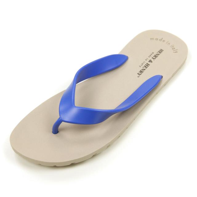 ヘンリーアンドヘンリー HENRY&HENRY サンダル FRIPPER BEIGE/AZURO