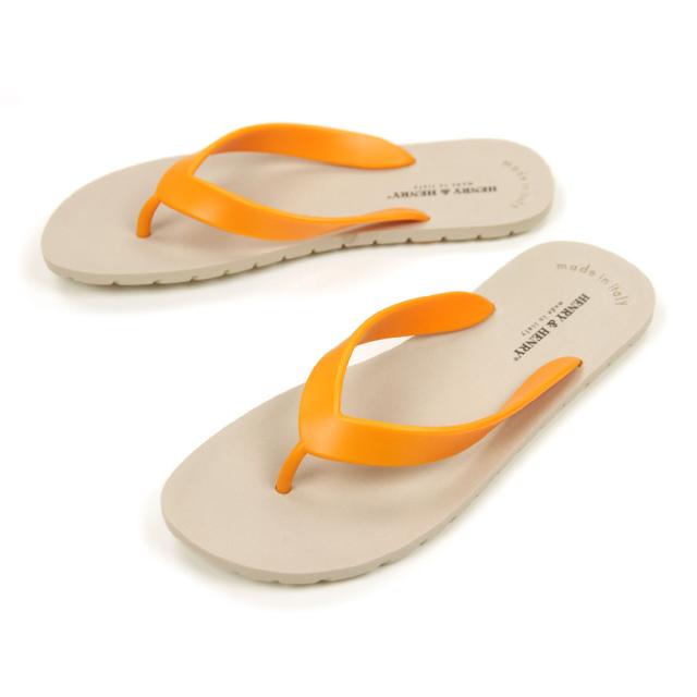 ヘンリーアンドヘンリー HENRY＆HENRY FRIPPER BEIGE/ORANGE