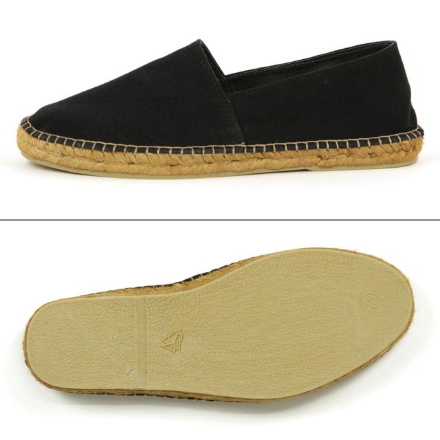 サルヴィ SALVI 正規販売店 シューズ ESPADRILLE SHOES エスパドリーユ シューズ 44-2 NEGRO BLACK