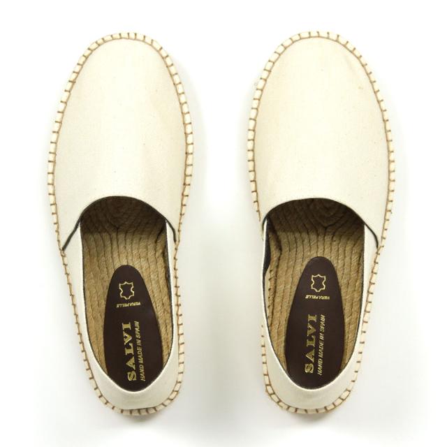 サルヴィ SALVI 正規販売店 シューズ ESPADRILLE SHOES エスパドリーユ シューズ 44-2 CRUDO IVORY