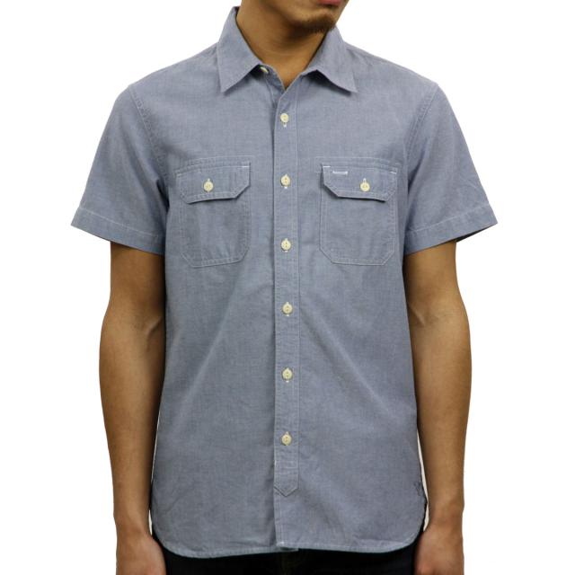アメリカンイーグル AMERICAN EAGLE 正規品 メンズ 半袖シャツ AE Chambray Short Sleeve Shirt 0154-8645 BLUE