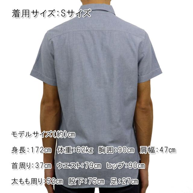 アメリカンイーグル AMERICAN EAGLE 正規品 メンズ 半袖シャツ AE Chambray Short Sleeve Shirt 0154-8645 BLUE