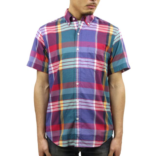 ジェイクルー J.CREW 正規品 メンズ 半袖シャツ INDIAN COTTON SHORT-SLEEVE SHIRT IN SUNSET PLAID