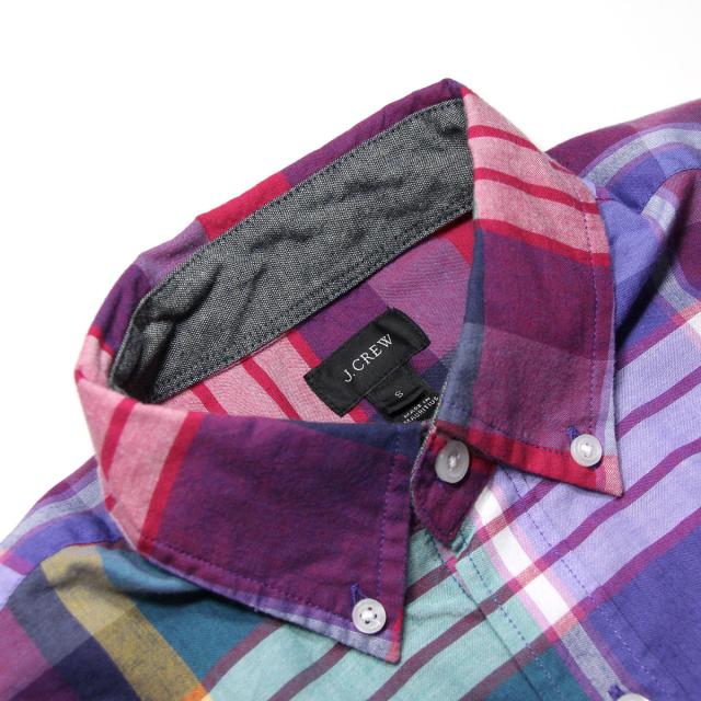 ジェイクルー J.CREW 正規品 メンズ 半袖シャツ INDIAN COTTON SHORT-SLEEVE SHIRT IN SUNSET PLAID