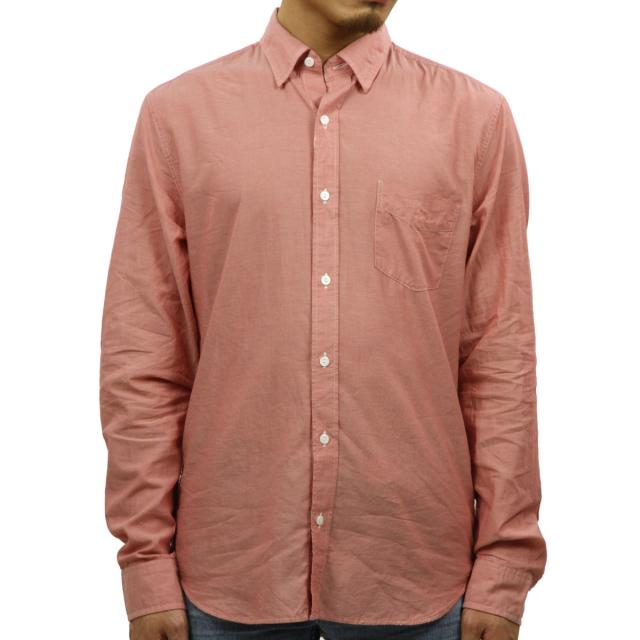 ジェイクルー J.CREW 正規品 メンズ 長袖ワークシャツ SLIM LIGHTWEIGHT CHAMBRAY SHIRT ORANGE