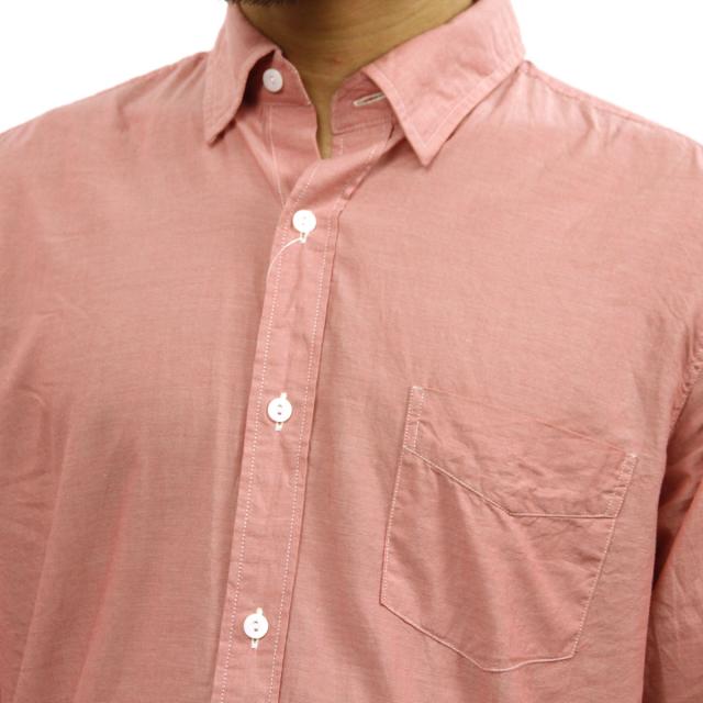 ジェイクルー J.CREW 正規品 メンズ 長袖ワークシャツ SLIM LIGHTWEIGHT CHAMBRAY SHIRT ORANGE