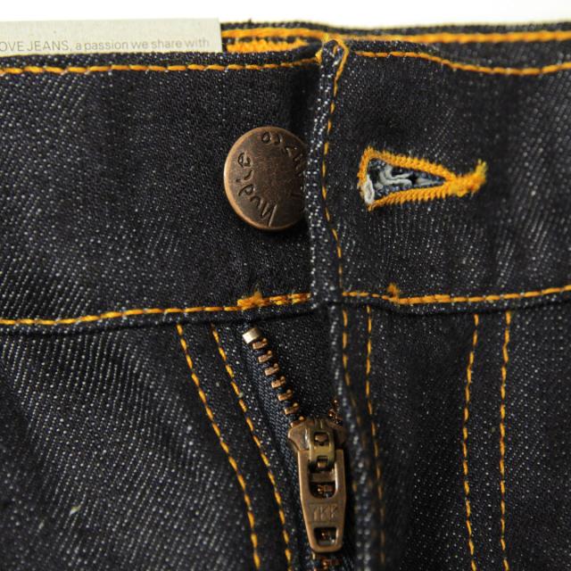 ヌーディージーンズ ジーンズ メンズ 正規販売店 Nudie Jeans ジーパン THIN FINN DENIM JEANS ORGANIC DRY ECRU EMB 559 110268