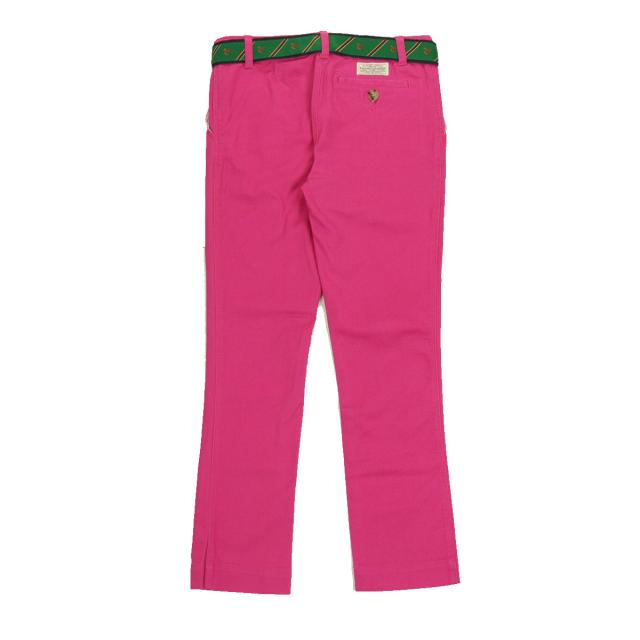ポロラルフローレンキッズ POLO RALPH LAUREN CHILDREN 正規品 子供服 ガールズ チノパン Chino Pant #21713606 ベルト付き HOT PINK