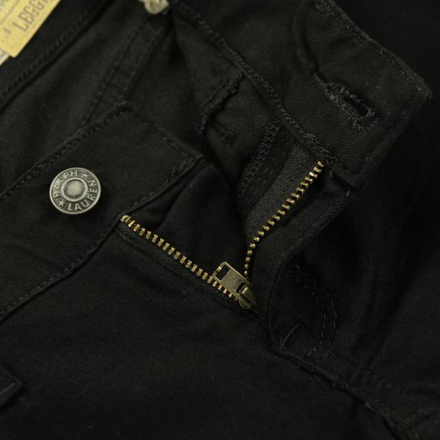 ポロラルフローレンキッズ POLO RALPH LAUREN CHILDREN 正規品 子供服 ガールズ チノパン Aubrie Legging #21713546 ベルト無し BLACK