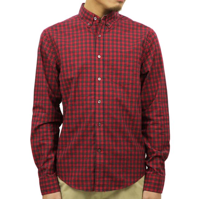 アメリカンイーグル AMERICAN EAGLE 正規品 メンズ ウエスタンシャツ AE Plaid Button Down Shirt 2153-8670 RED