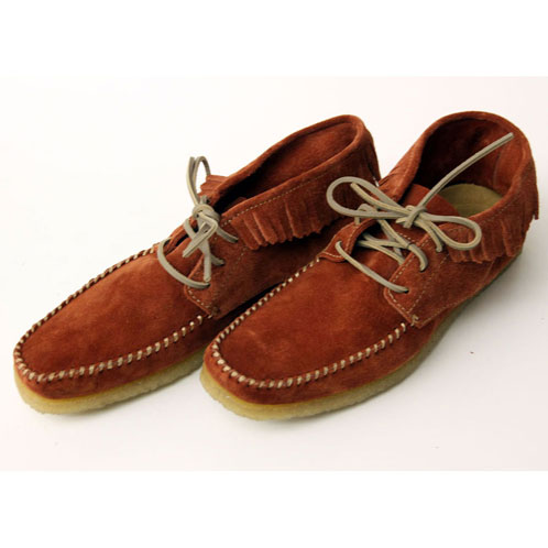 ワンダーシューズ WANDER SHOES クレープシューズ CREPE SHAMAN SHOES SUEDE RED RED