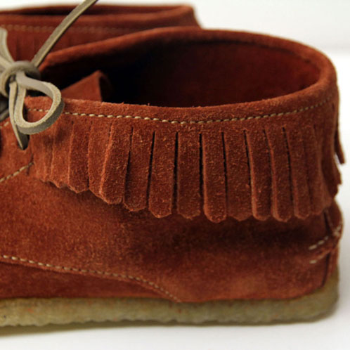 ワンダーシューズ WANDER SHOES クレープシューズ CREPE SHAMAN SHOES SUEDE RED RED