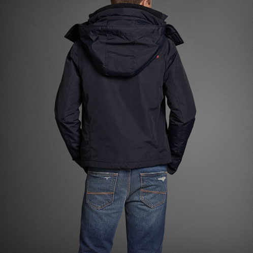 アバクロキッズ AbercrombieKids 正規品 子供服 ボーイズ ジャケット a&f all-season weather warrior 232-722-0107-023 NAVY