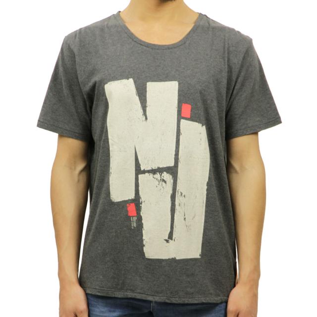 ヌーディージーンズ Nudie Jeans メンズ 半袖Tシャツ Round Neck T-Shirt 131260 Greymelange