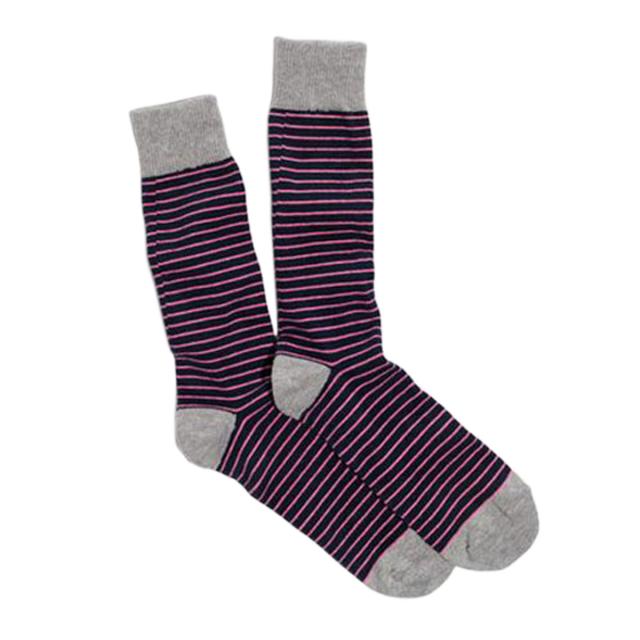 ジェイクルー J.CREW 正規品 メンズ 靴下 MICROSTRIPE TIPPED SOCKS