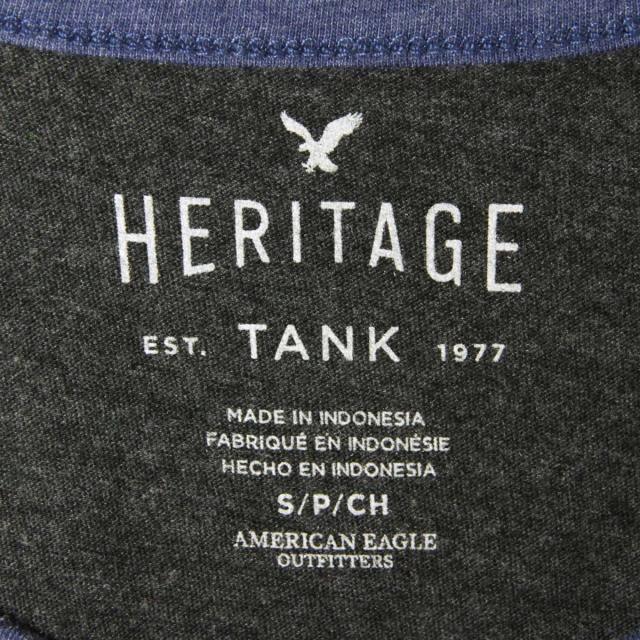 アメリカンイーグル AMERICAN EAGLE 正規品 メンズ タンクトップ AEO FACTORY HERITAGE RINGER TANK 1518-6071