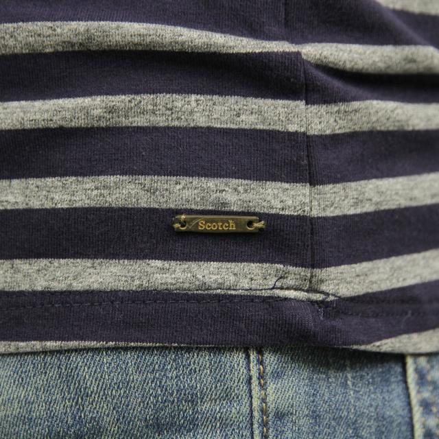 スコッチアンドソーダ SCOTCH＆SODA メンズ 半袖Tシャツ Classic cotton/lycra crewneck tee 51150 C