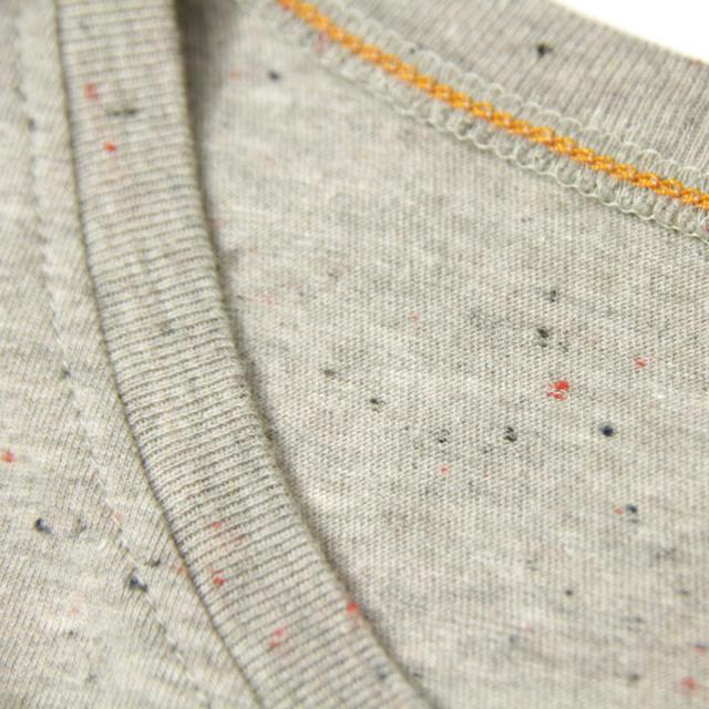 ヌーディージーンズ Nudie Jeans メンズ 半袖Tシャツ Round Neck Org. Pocket Tee Grey melange B04 131244 4001