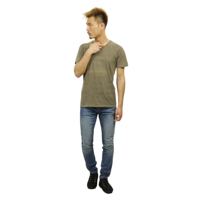 ヌーディージーンズ Nudie Jeans メンズ 半袖Tシャツ Round Neck T-shirt Mud G13 131291 4010