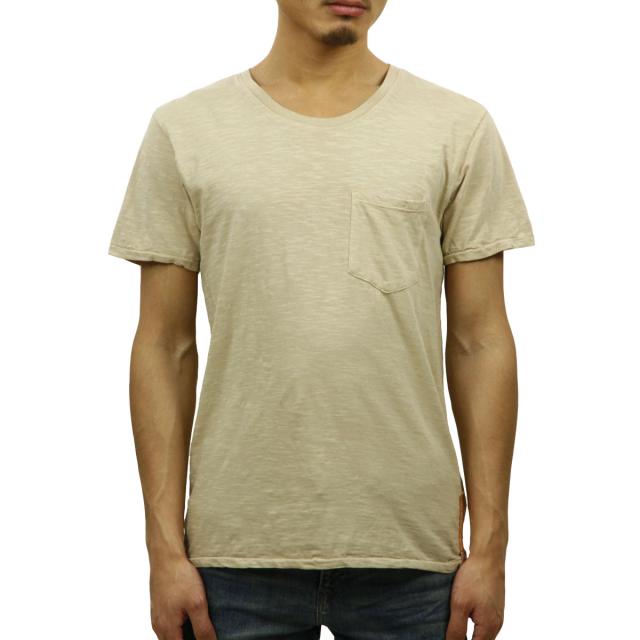 ヌーディージーンズ Nudie Jeans メンズ 半袖Tシャツ Round Neck Pocket Tee Ecry W02 131300 4027
