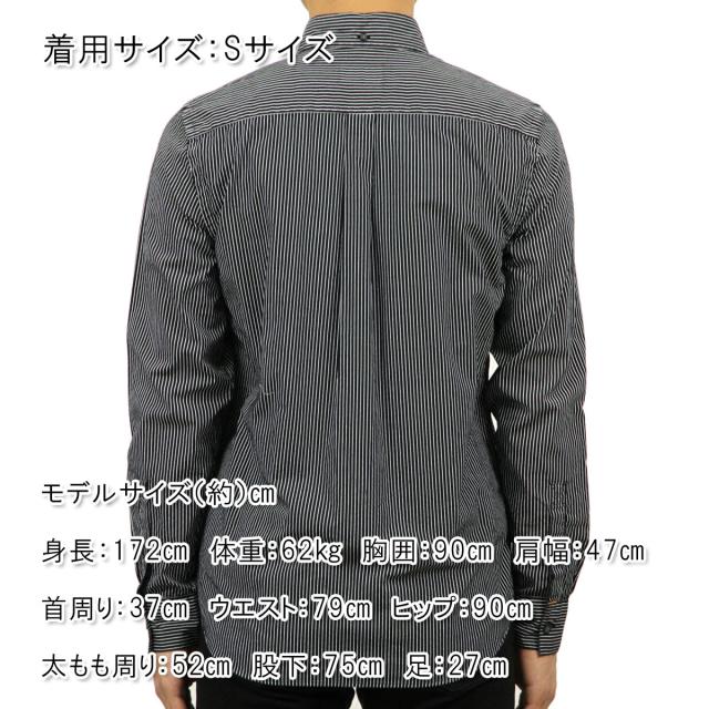 ヌーディージーンズ シャツ メンズ 正規販売店 Nudie Jeans 長袖シャツ Stanley Printed Stripe Black B01 140324 3029 D15S25 クリスマス プレゼント ラッピング ポイント10倍 11/21 10:00〜12/2 9:59】 ヌーディージーンズ シャツ