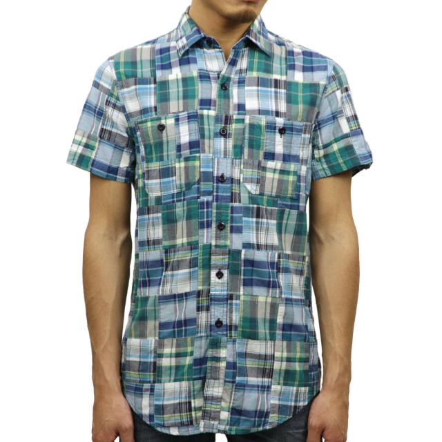 ジェイクルー J.CREW 正規品 メンズ 半袖シャツ SHORT-SLEEVE PATCHWORK IN SUMMER PLAID