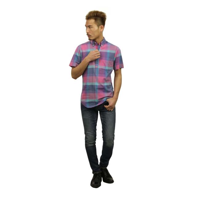 ジェイクルー J.CREW 正規品 メンズ 半袖シャツ SHORT-SLEEVE POPOVER IN PLAID
