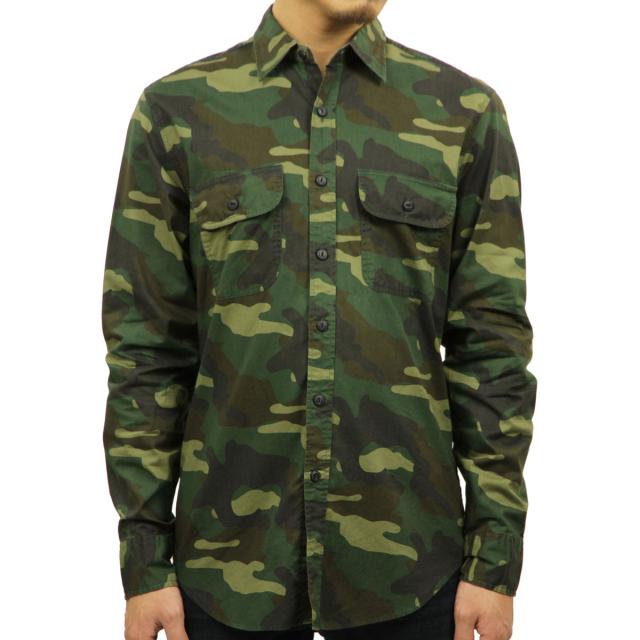 ジェイクルー J.CREW 正規品 メンズ 長袖シャツ CAMP SHIRT IN CAMO