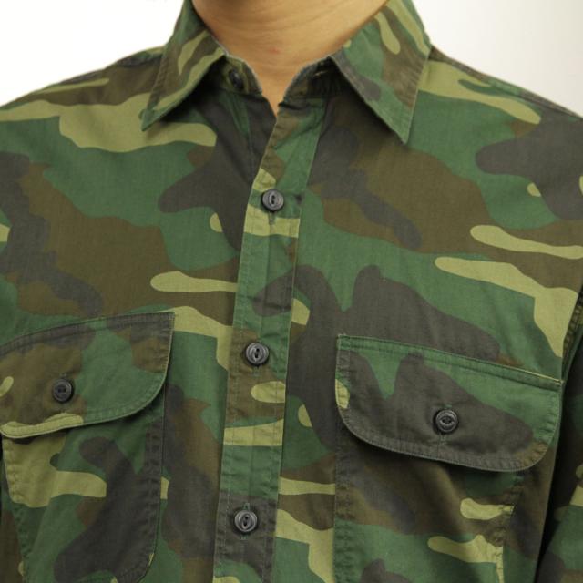 ジェイクルー J.CREW 正規品 メンズ 長袖シャツ CAMP SHIRT IN CAMO