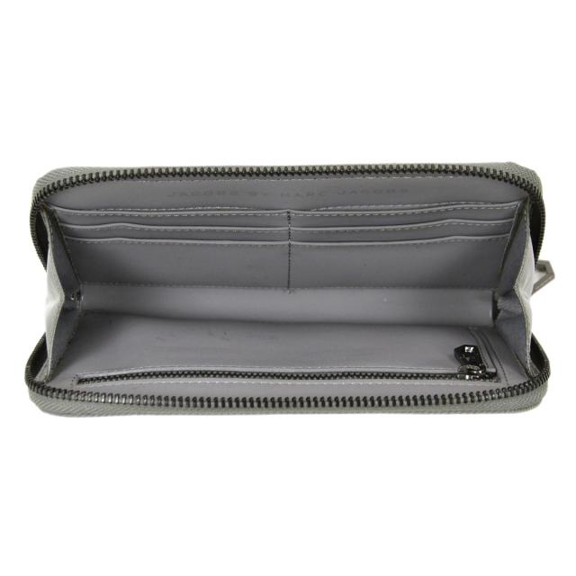 マークジェイコブス MARCJACOBS 正規品 財布 Laminated Twill Jacobs Long Zip Wallet (W19*H11cm)