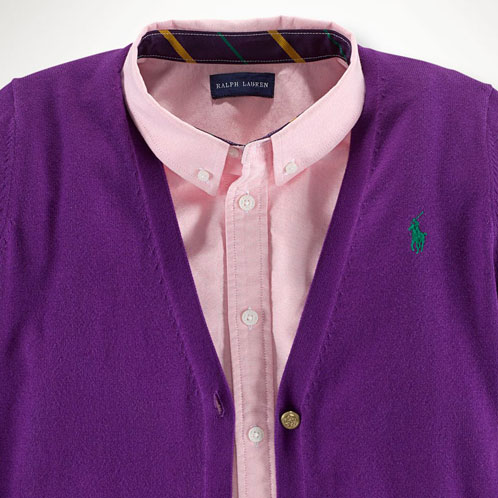 ポロラルフローレンキッズ POLO RALPH LAUREN CHILDREN 正規品 子供服 ガールズ カーディガン SLOUCHY COTTON CARDIGAN 40925776