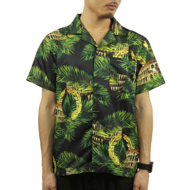 リバーサル REVERSAL メンズ 半袖シャツ PALM LEAF COLOSSEUM SHIRTS rvap15ss010 APPAREL