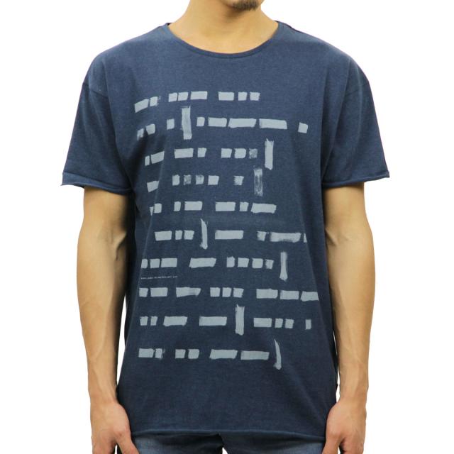 ヌーディージーンズ Nudie Jeans メンズ 半袖Tシャツ Raw Hem T-shirt 131349 4030 B25 Navy