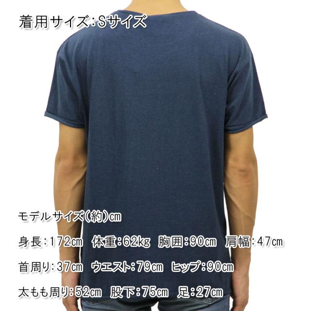 ヌーディージーンズ Nudie Jeans メンズ 半袖Tシャツ Raw Hem T-shirt 131349 4030 B25 Navy