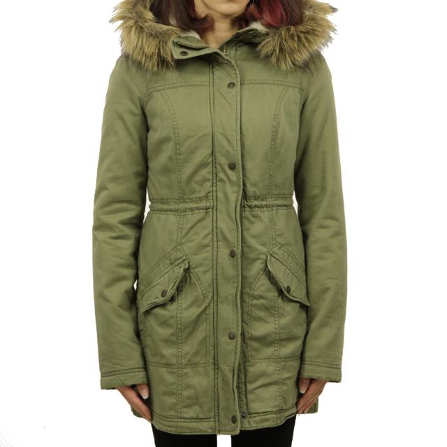 ホリスター HOLLISTER 正規品 レディース アウタージャケット Jack Creek Twill Parka 344-445-0245-033