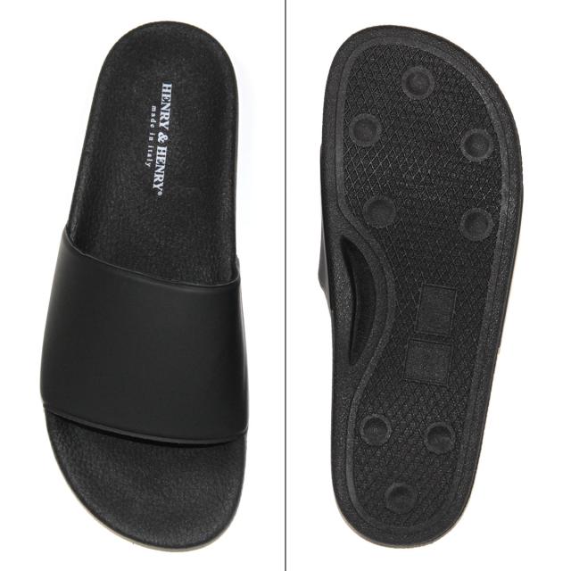 ヘンリーアンドヘンリー HENRY&HENRY サンダル 180 NERO