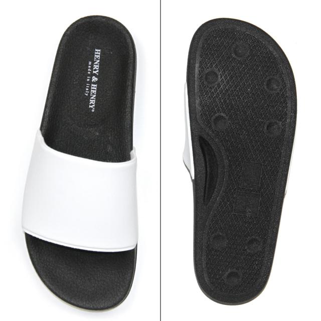 ヘンリーアンドヘンリー HENRY＆HENRY 正規販売店 サンダル 180 NERO/WHITE