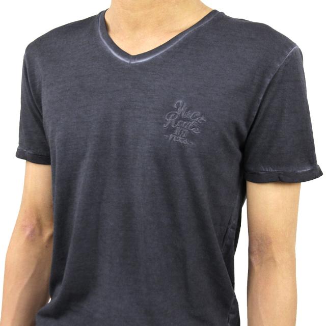 ノーエクセス NO EXCESS 正規品 メンズ 半袖VネックTシャツ T-shirt s/sl , V-Neck, cold dyed 320211 78