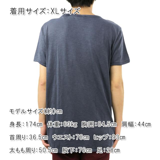 スコッチアンドソーダ SCOTCH＆SODA メンズ 半袖Tシャツ Crewneck tee in garment dyed slub jersey quality　51140　76