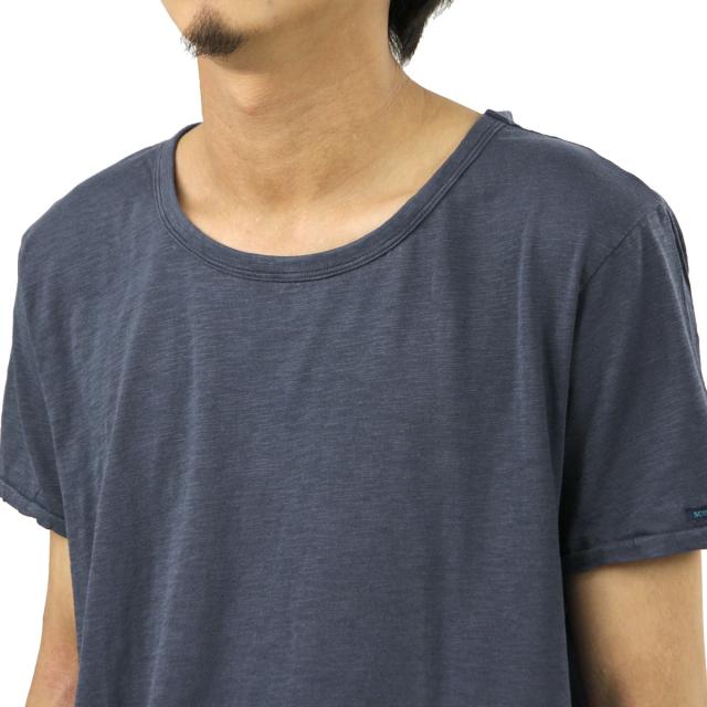 スコッチアンドソーダ SCOTCH＆SODA メンズ 半袖Tシャツ Crewneck tee in garment dyed slub jersey quality　51140　76