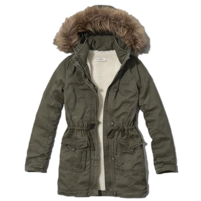 アバクロキッズ AbercrombieKids 正規品 子供服 ガールズ アウタージャケット sherpa-lined parka 244-856-0106-033