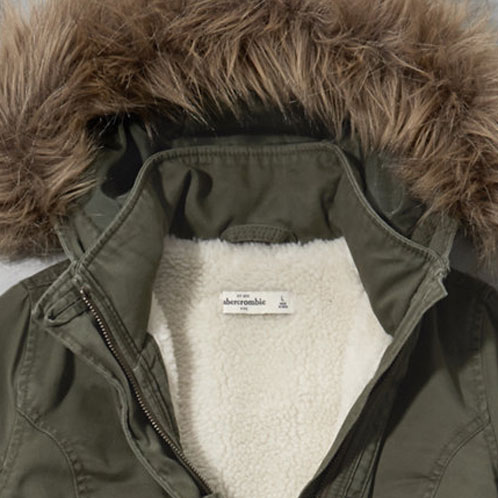 アバクロキッズ AbercrombieKids 正規品 子供服 ガールズ アウタージャケット sherpa-lined parka 244-856-0106-033