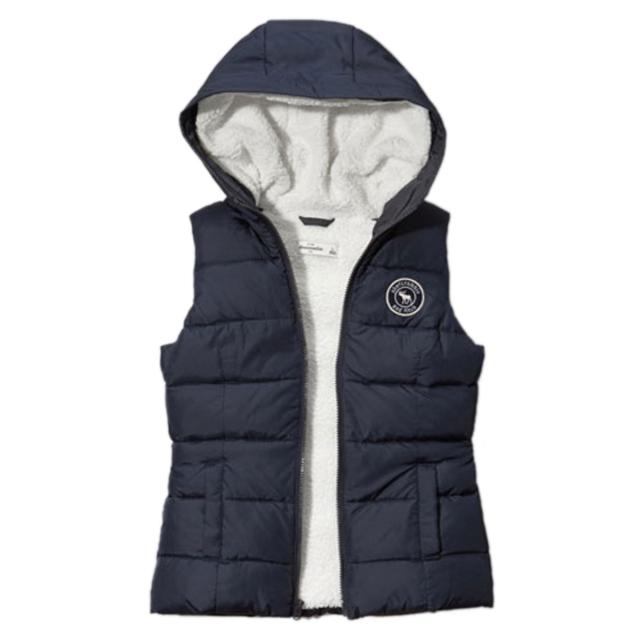 アバクロキッズ AbercrombieKids 正規品 子供服 ガールズ アウタージャケット sherpa-lined puffer vest 244-856-0102-023