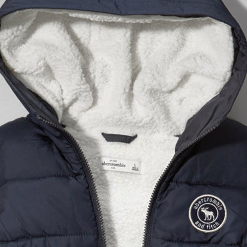 アバクロキッズ AbercrombieKids 正規品 子供服 ガールズ アウタージャケット sherpa-lined puffer vest 244-856-0102-023