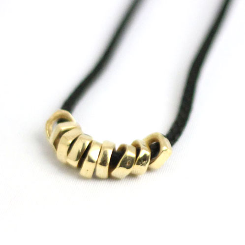 ハリム HARIM 正規販売店 ネックレス ROCK BEADS NECK K18COATING NECKLACE HRP103G