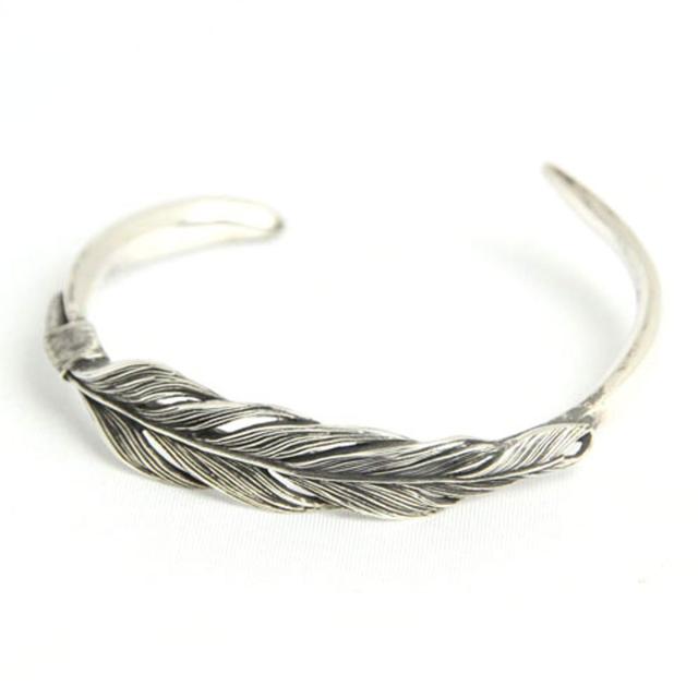 ハリム HARIM 正規販売店 バングル OWL SINGLE FEATHER BANGLE HRA023 SV
