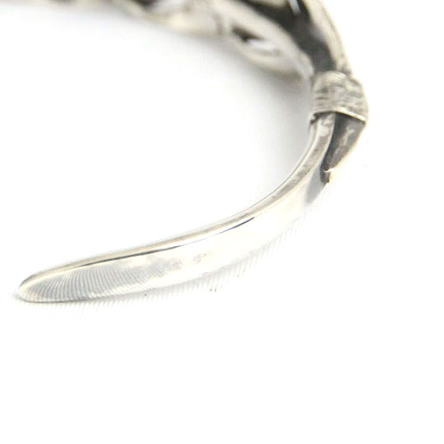 ハリム HARIM 正規販売店 バングル OWL SINGLE FEATHER BANGLE HRA023 SV