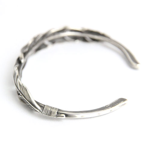 ハリム HARIM 正規販売店 バングル DOUBLE FEATHER BANGLE SV BANGLE HRA034SV