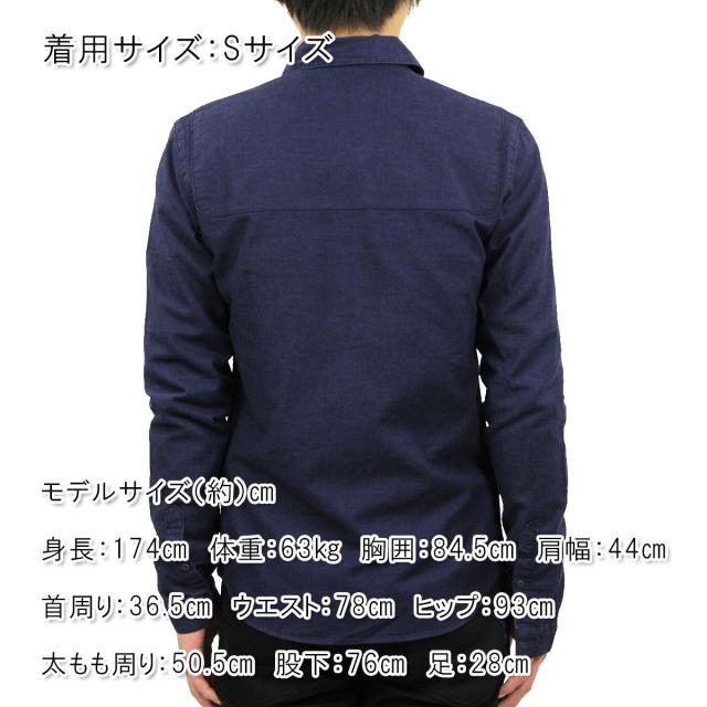 スコッチアンドソーダ SCOTCH＆SODA メンズ 長袖シャツ Pure indigo shirt series with refined details 20310 A