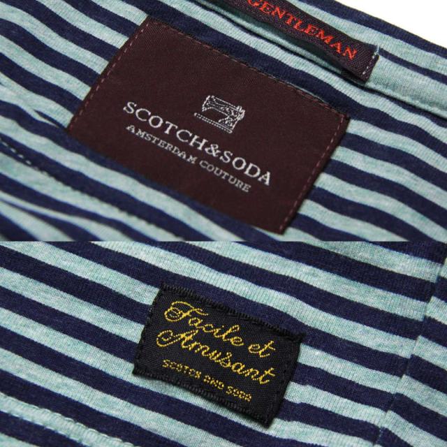 スコッチアンドソーダ SCOTCH&SODA メンズ 長袖Tシャツ LONGSLEEVE BRETON BOAT TEE 50007 D